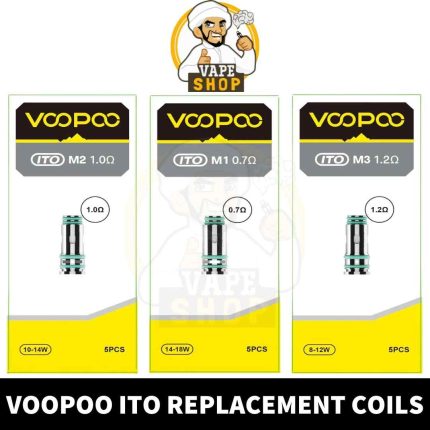 VOOPOO ITO Replacement Coils of M0 0.5ohm, M1 0.7ohm, M2 1.0ohm, M3 1.2ohm Mesh Coils in UAE - VOOPOO ITO Coils Shop Near Me
