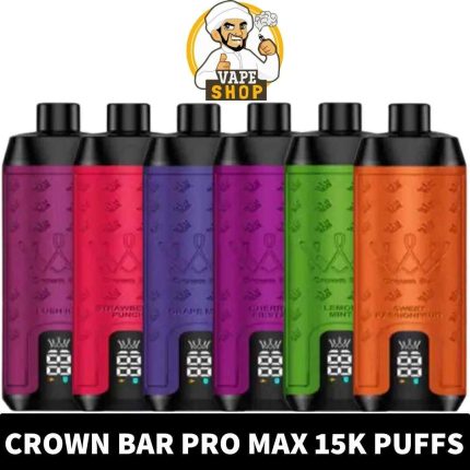 Buy AL FAKHER Crown Bar Pro Max Disposable 15000 Puffs Rechargeable Vape in Dubai - Disposable Vape Shop UAE - AL FAKHER 15000 Puffs