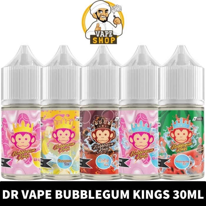 Buy DR. VAPE Bubblegum Kings Salt Nicotine 30ML E-Liquid 30mg & 50mg in Dubai, UAE - Bubblegum Kings 30ml in UAE - Salt Nic Near Me-min