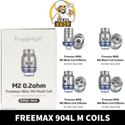 Buy FREEMAX 904L M Replacement Coils - Pack of 3 in UAE for our vape shop in dubai - M2 Dual Mesh Coil 0.2Ω shop near me