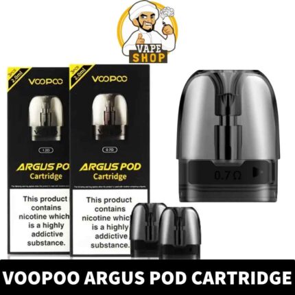 Buy VOOPOO Argus Pods in Dubai - 2ml VOOPOO Argus Pod Cartridge shop in UAE - VOOPOO Argus Replacement Pod 0.7ohm & 1.2ohm