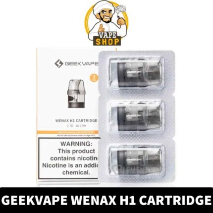 Buy Geekvape Wenax H1 Replacement Pods in UAE - GEEKVAPE Wenax H1 Pods in Dubai - GEEKVAPE Wenax H1 Pod Cartridge Shop Near me