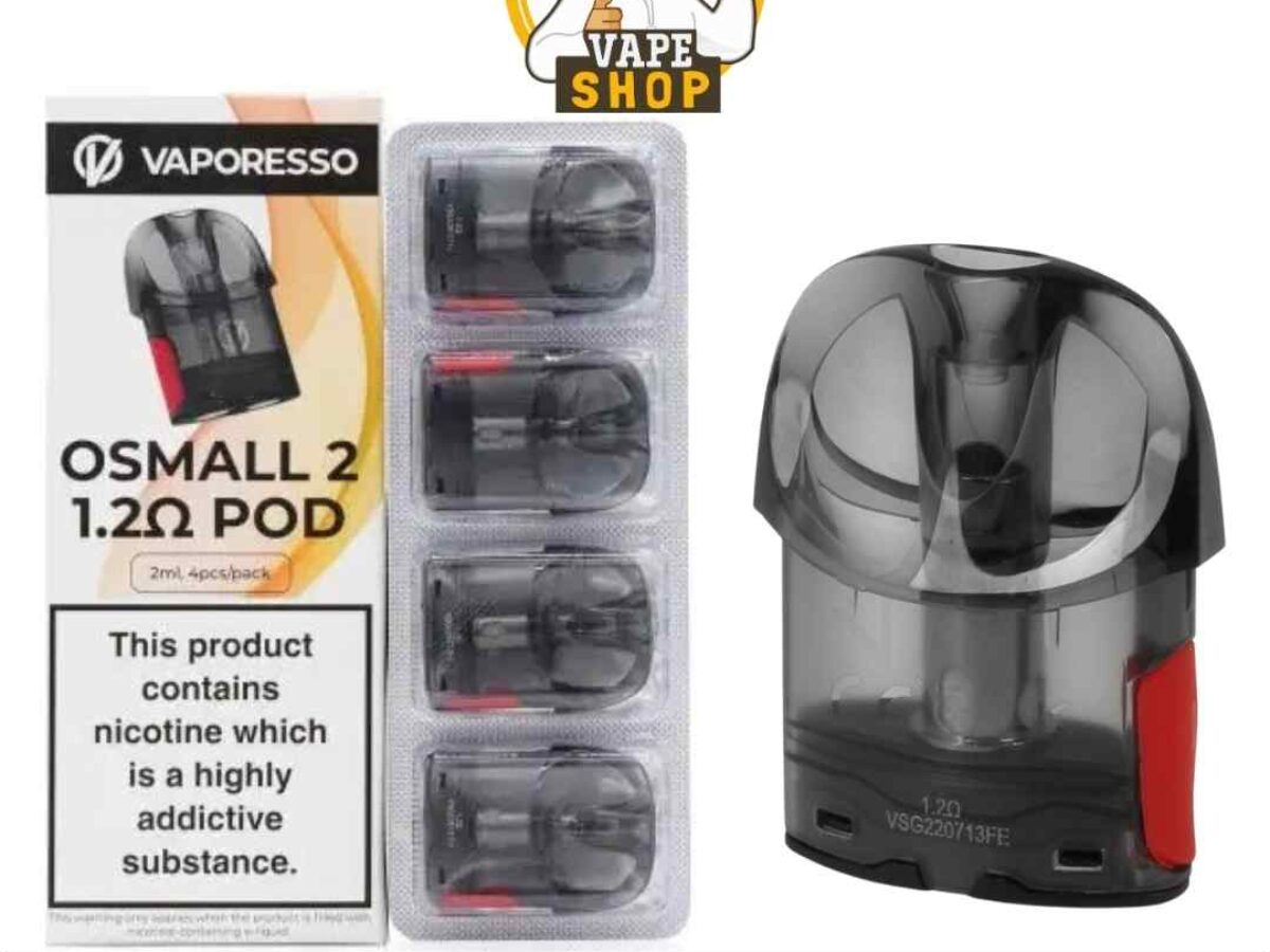 vaporesso osmall pods Vaporesso Osmall 2 Replacement Pod - 4 Pack main image 1