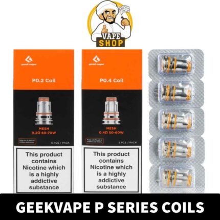 Experience optimal performance with Geekvape P Series Replacement Coils. Choose from 0.2ohm or 0.4ohm resistance for your Aegis Boost Pro