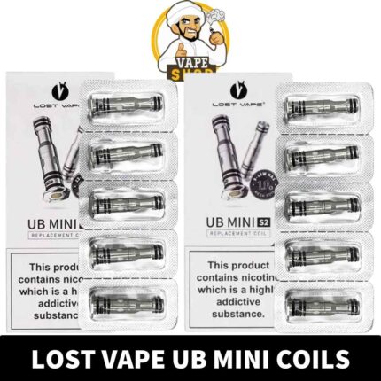 Experience smooth and flavorful vaping with Lost Vape UB Mini Replacement Coils. Choose from 0.6Ω S3, 0.8Ω S1, and 1.0Ω S2 options for vaping