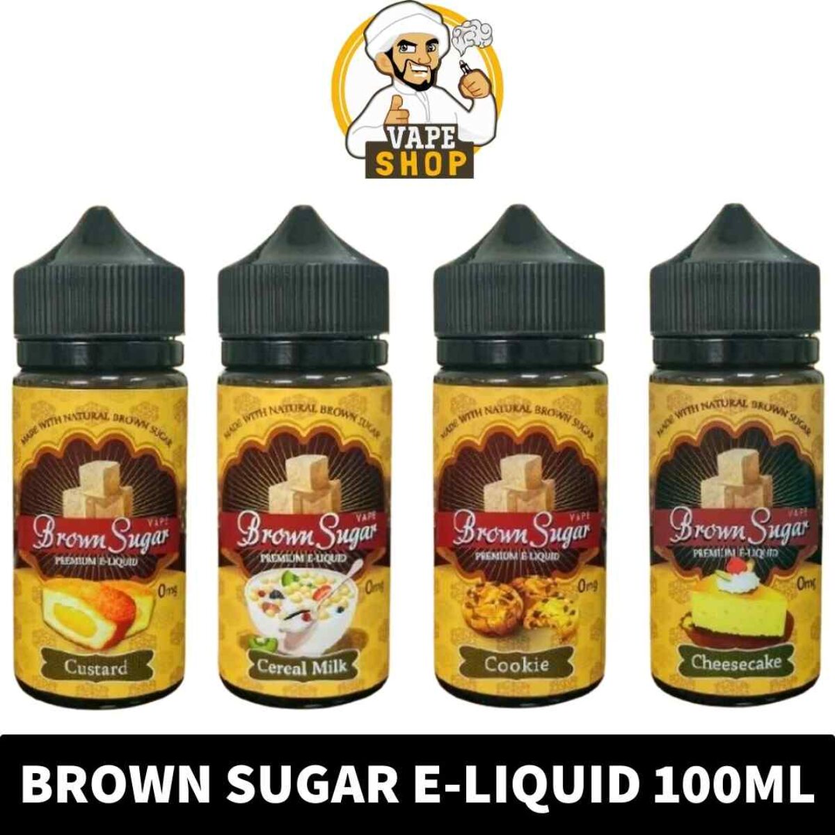 BROWN SUGAR Vape Juice 100ml 3mg Price in Dubai, UAE