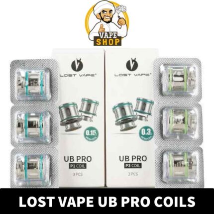 Experience vaping performance with Lost Vape UB Pro Replacement Coils. Available in UB Pro P1 0.15ohm Mesh or UB Pro P3 0.3ohm Mesh