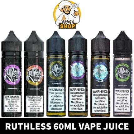 Ruthless 60ml E-juice is the leading maker of award-winning premium juice and e-liquid flavors for electronic vaping. Grab a bottle today!