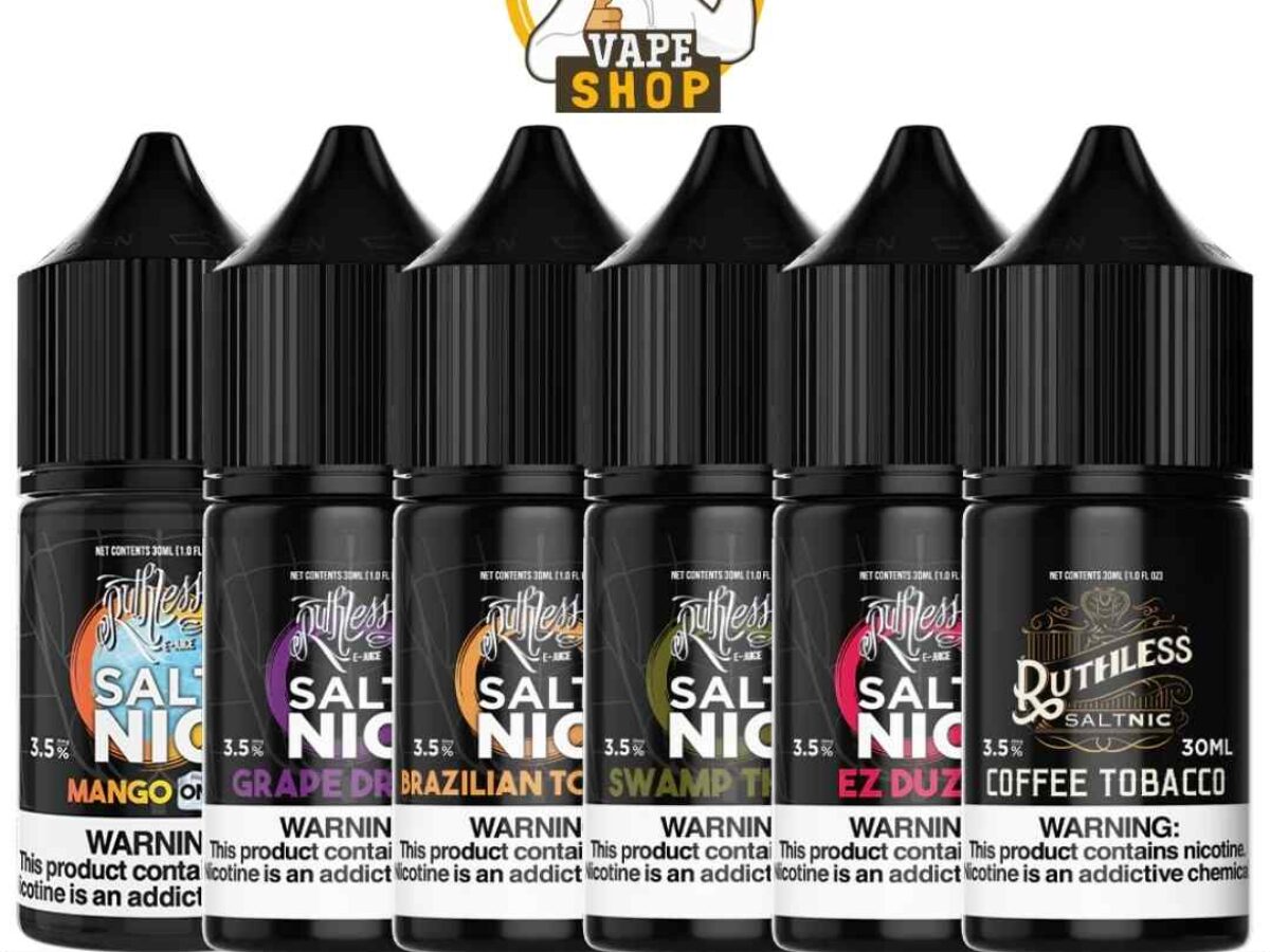 RUTHLESS SALT NIC NO1 BEST VAPE PRODUCT IN DUBAI