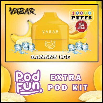 VABAR Pod Fun Extra Pod 10000 Puffs Disposable Vape in Dubai. VABAR Pod Fun 1000 Puffs Disposable Pod Device shop near me