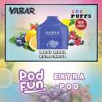 best Buy VABAR Pod Fun Extra Pod 10000 Puffs Disposable Vape in Dubai. VABAR Pod Fun 1000 Puffs Disposable Pod Device shop near me