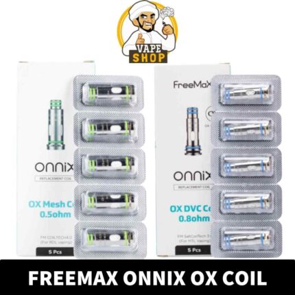best Onnix OX DVC Replacement Coils of 5 PCS in UAE - FREEMAX Onnix OX DVC Coil Available Resistance 0.8ohm, 0.5ohm, 1.0 ohm & 1.2ohm
