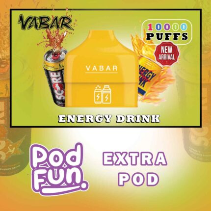 buy VABAR Pod Fun Extra Pod 10000 Puffs Disposable Vape in Dubai. VABAR Pod Fun 1000 Puffs shop near me