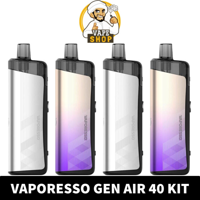 VAPORESSO GEN AIR 40 Kit 1800mAh 40W Pod Kit Price in UAE. GEN AIR 40 Pod Vape Kit Shop in Dubai. VAPORESSO VAPE KIT IN DUBAI