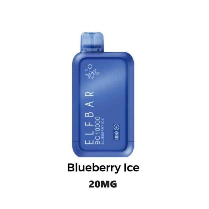 BLUEBERRY ICE ELF BAR 10000 Puffs 20MG Disposable Vape Price in Dubai