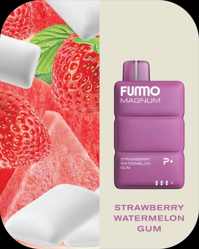 FUMMO MAGNUM 8000 Puffs Price in Dubai STRAWBERRY WATERMELON GUM