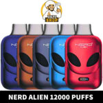 NERD ALIEN 12000 Puffs Disposable Vape 20mg Price in Dubai