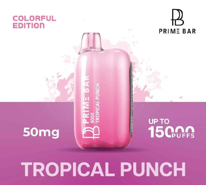 Prime Bar 8000 price in dubai TROPICAL PUNCH