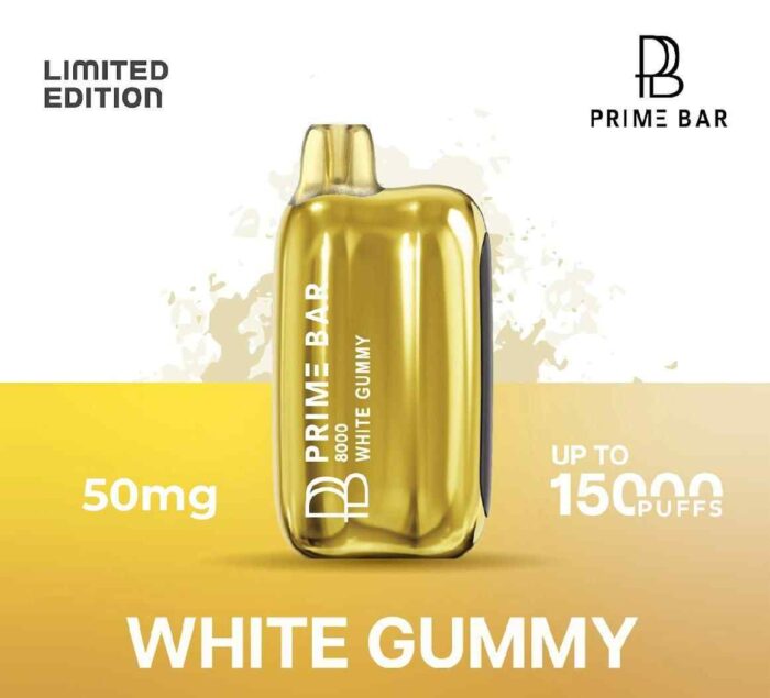 Prime Bar 8000 price in dubai WHITE GUMMY