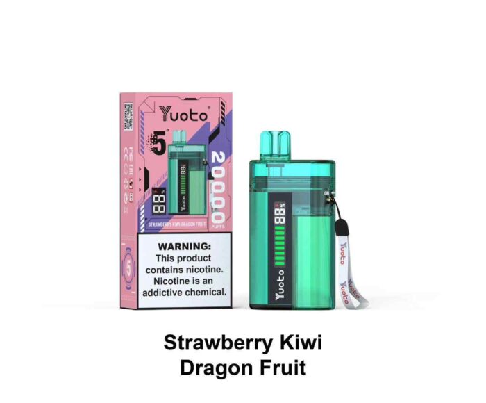 STRAWBERRY KIWI DRAGON FRUIT YUOTO 2000 Puffs Vape Price in Dubai