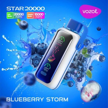 VOZOL Star 20000 Puffs Price in Dubai BLUEBERRY STORM