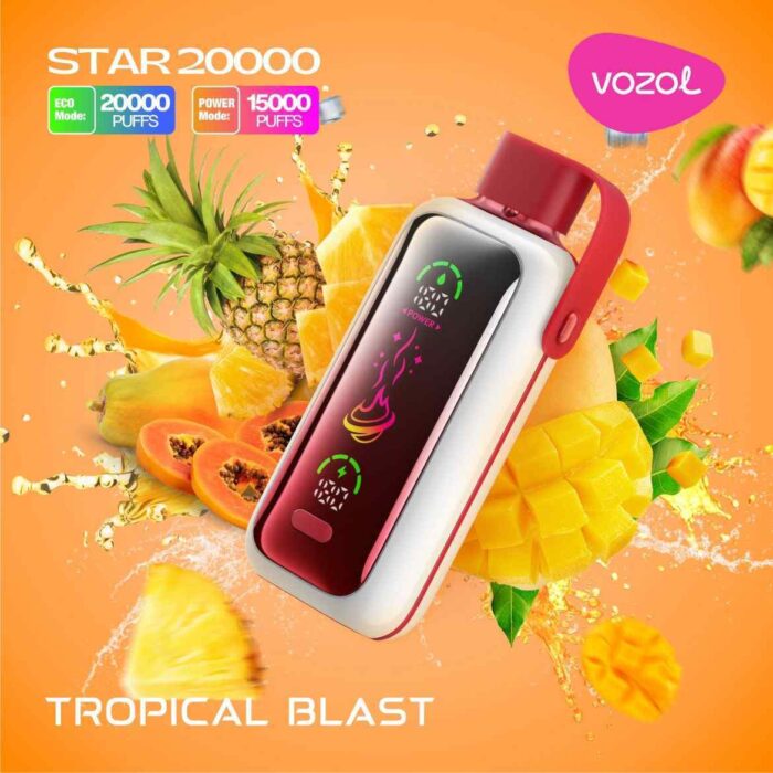 VOZOL Star 20000 Puffs Price in Dubai TROPICAL BLAST