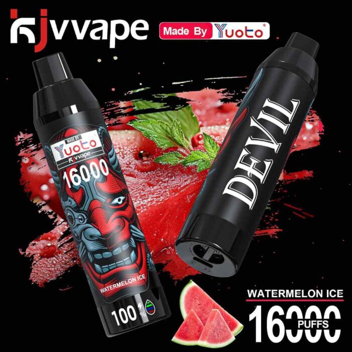 YUOTO KJV Devil 16000 Puffs 50MG Disposable Price in Dubai WATERMELON ICE