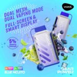 vozol gear power 20000 puffs price in dubai BLUE MOJITO