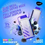 vozol gear power 20000 puffs price in dubai BLUE RAZZ ICE