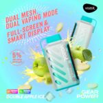 vozol gear power 20000 puffs price in dubai DOUBLE APPLE ICE