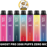 VAPES BARS GHOST PRO Zero Nicotine 3500 Puffs Price in Dubai