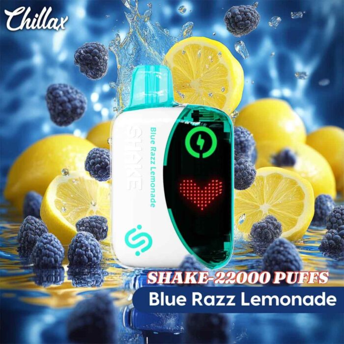 CHILLAX Shake 22000 Puffs Price in Dubai BLUE RAZZ LEMONADE