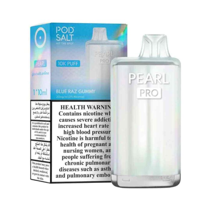 PODSALT Pearl Pro 10000 Puffs Price in Dubai BLUE RAZZ GUMMY