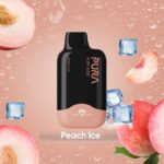 PURA 6000 Disposable 20MG Rechargeable Vape Price in Dubai Peach Ice