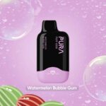 PURA 6000 Disposable 20MG Rechargeable Vape Price in Dubai Watermelon Bubble Gum