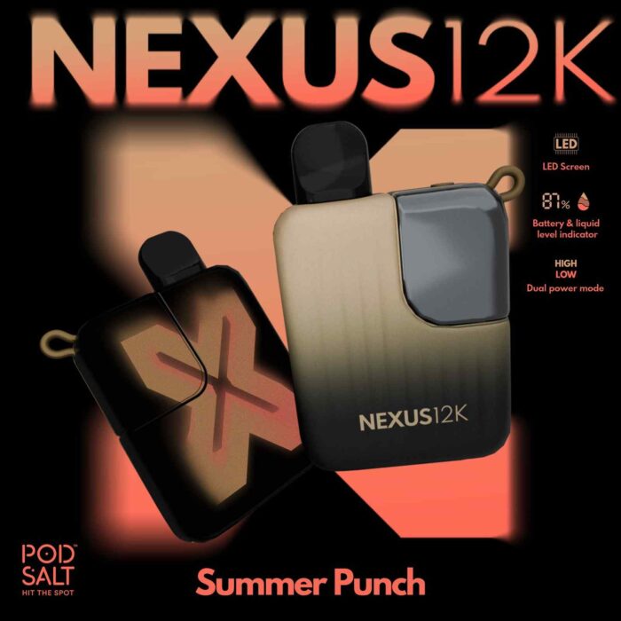 POD SALT Nexus 12000 Puffs Price in Dubai SUMMER PUNCH