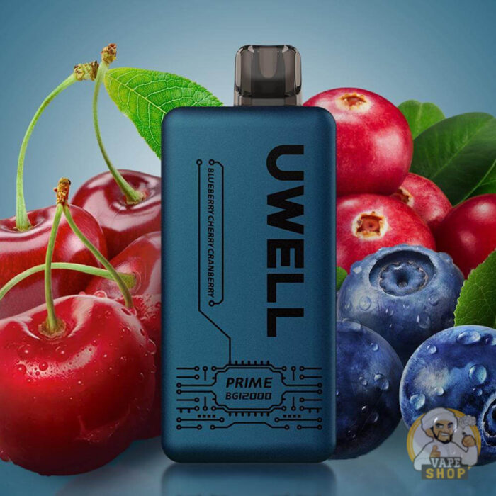 UWELL PRIME BG12000 VAPE Price in Dubai BLUEBERRY CHERRY CRANBERRY