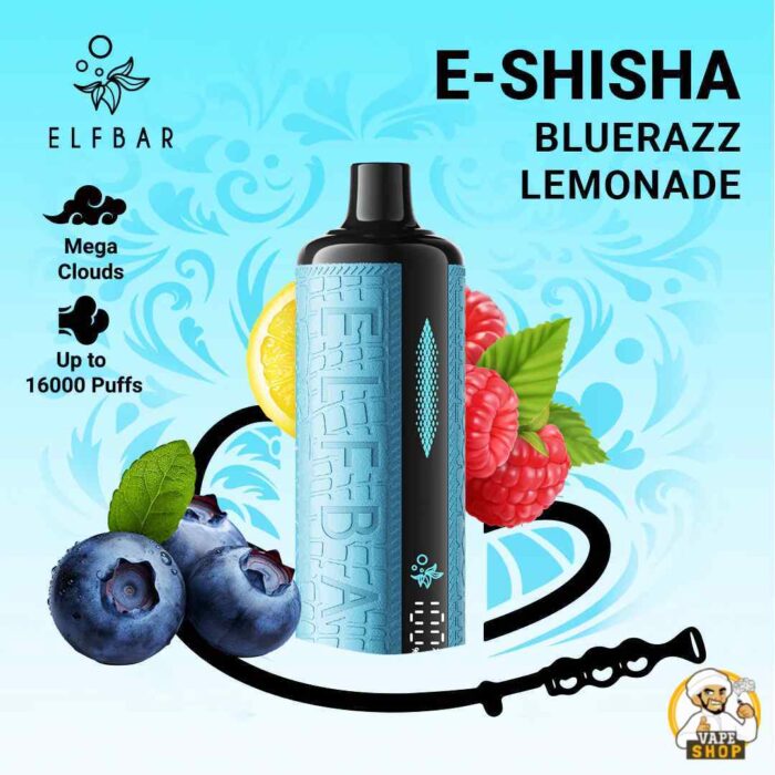 ELF BAR E SHISHA 16000 Puffs Price in Dubai BLUERAZZ LEMONADE