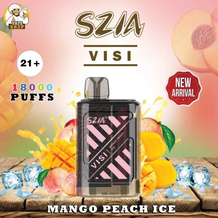 SZIA Visi 18000 Puffs Price in Dubai MANGO PEACH ICE