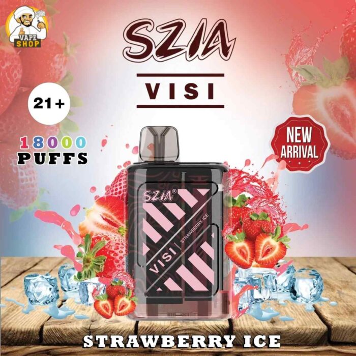 SZIA Visi 18000 Puffs Price in Dubai STRAWBERRY ICE