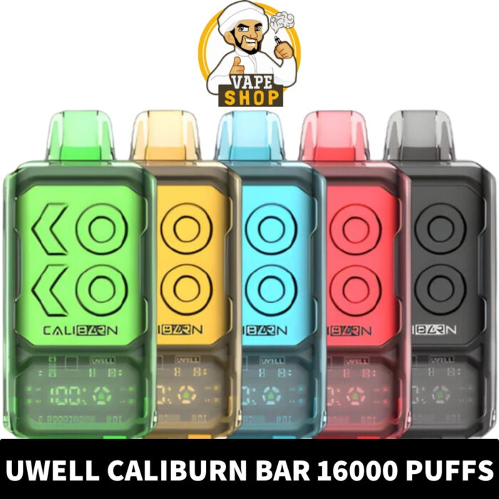 UWELL Caliburn Bar 16000 Puffs Disposable Vape in Dubai