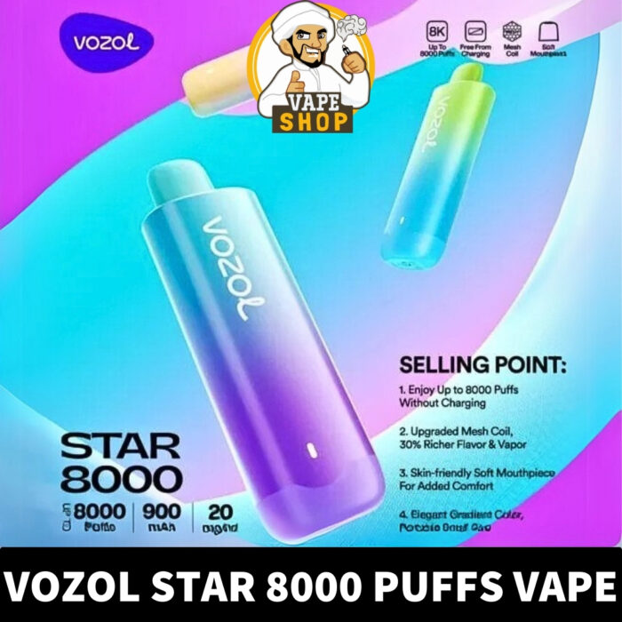 VOZOL Star 8000 Puffs Price in Dubai