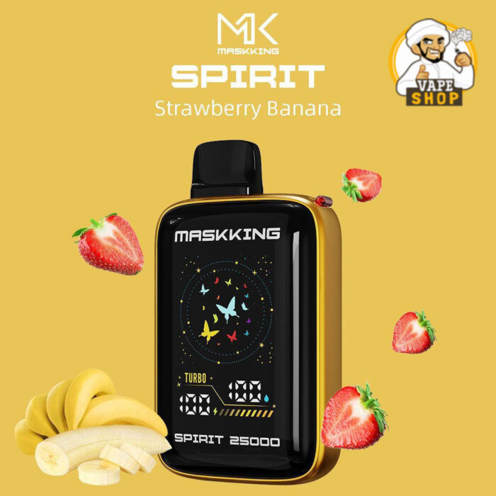 MASKKING Spirit 25000 Puffs Price in Dubai STRAWBERRY BANANA