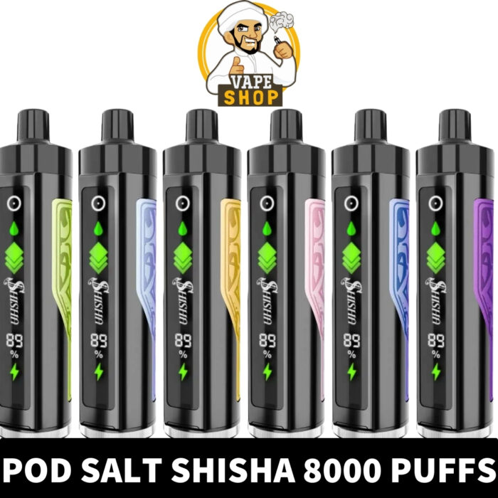 Pod Salt Shisha 8000 Puffs in Dubai