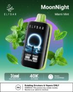 ELF BAR MOON NIGHT 40000 MIAMI MINT
