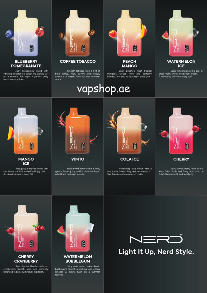 NERD FIRE 10000 PUFFS Disposable Vape