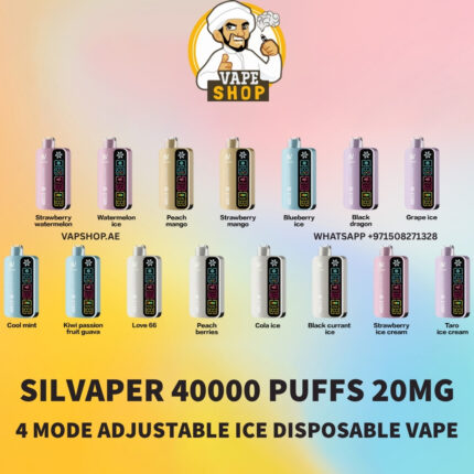 SILVAPER 40000 PUFFS DISPOSABLE VAPE