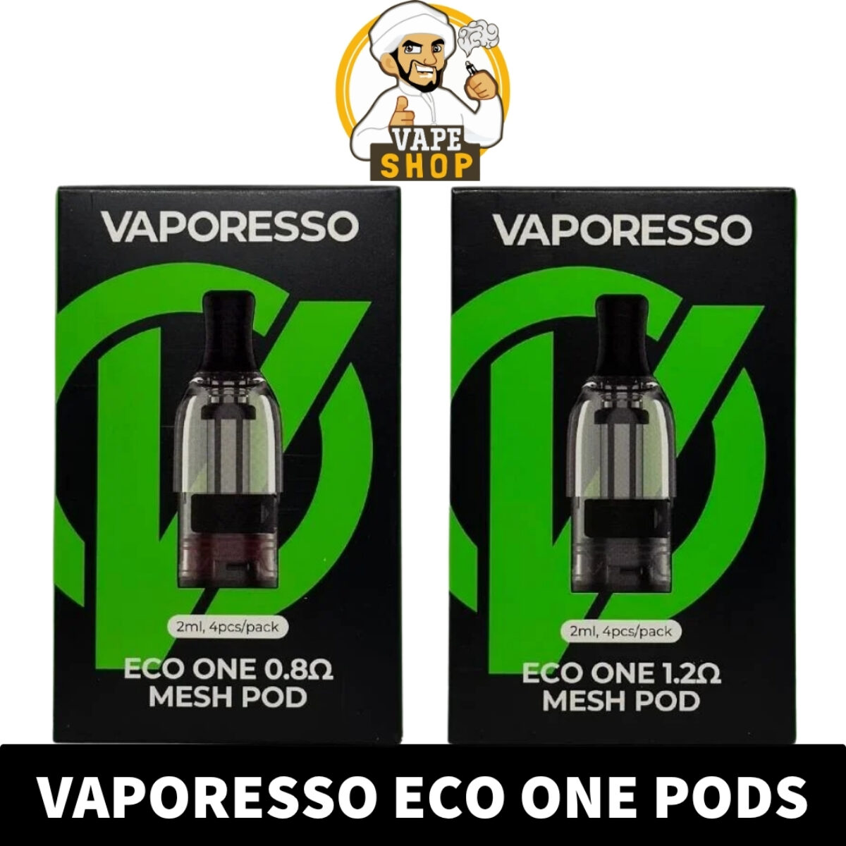 elf bar ricariche gusti ECO ONE PRO Kit Pod Mod 1400mAh Vaporesso main image 0