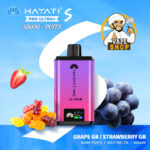 Hayati Pro Ultra Plus 50000 Puffs 20MG Nicotine Grape GB Strawberry GB