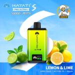 Hayati Pro Ultra Plus 50000 Puffs 20MG Nicotine Lemon & Lime